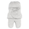 Baby Basics Cozy Snug Grey Furry Hooded Carrynest 17140